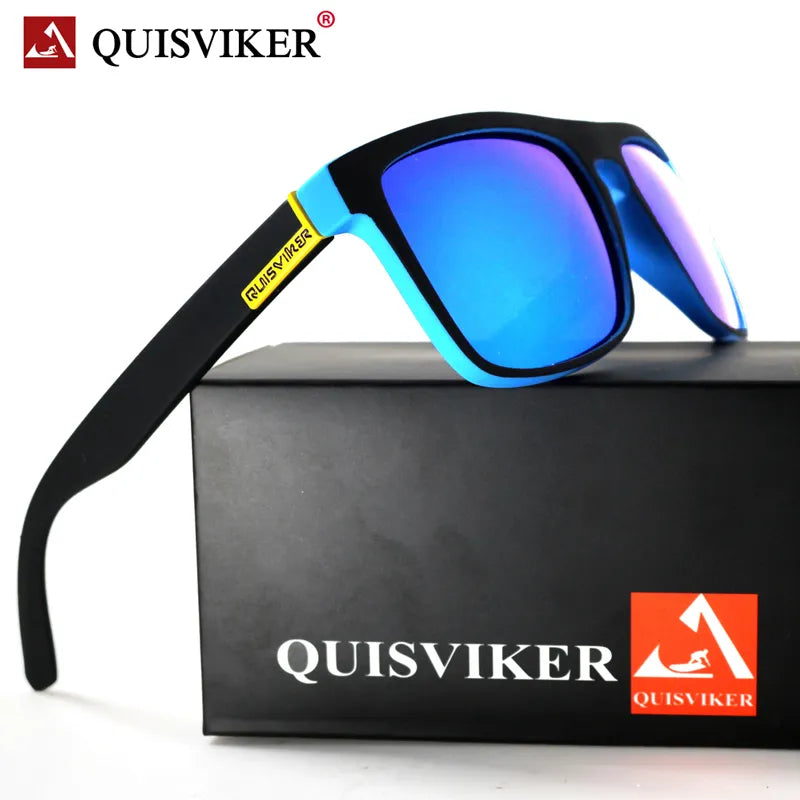 Skanto | QUISVIKER Polarisierte Sportsonnenbrille für Herren und Damen – Ideal zum Angeln, Camping, Wandern und Autofahren – UV-Schutzbrille