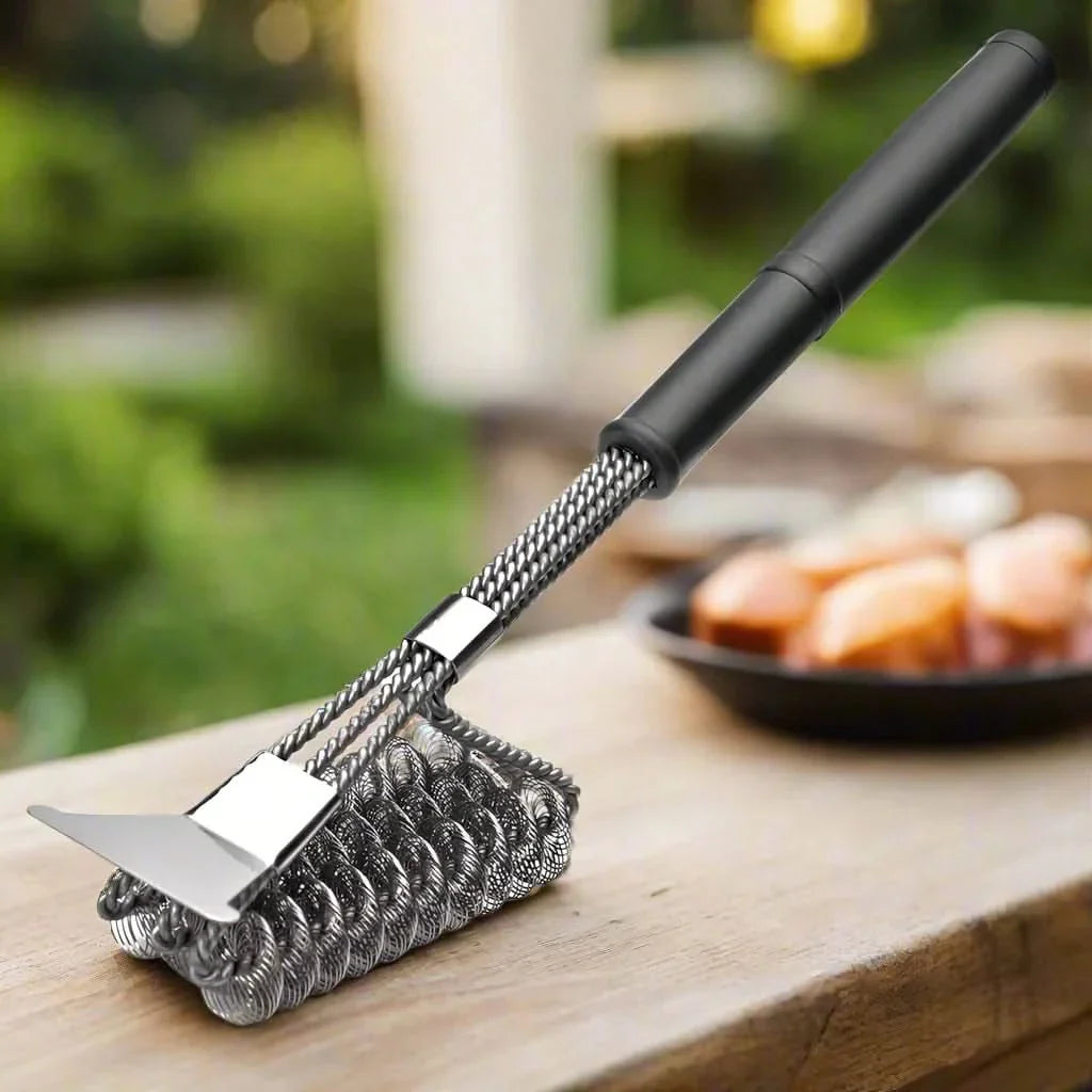Skanto | GrillMaster Borstenfreie Bürste – Sicher und effektiv für alle Grillroste