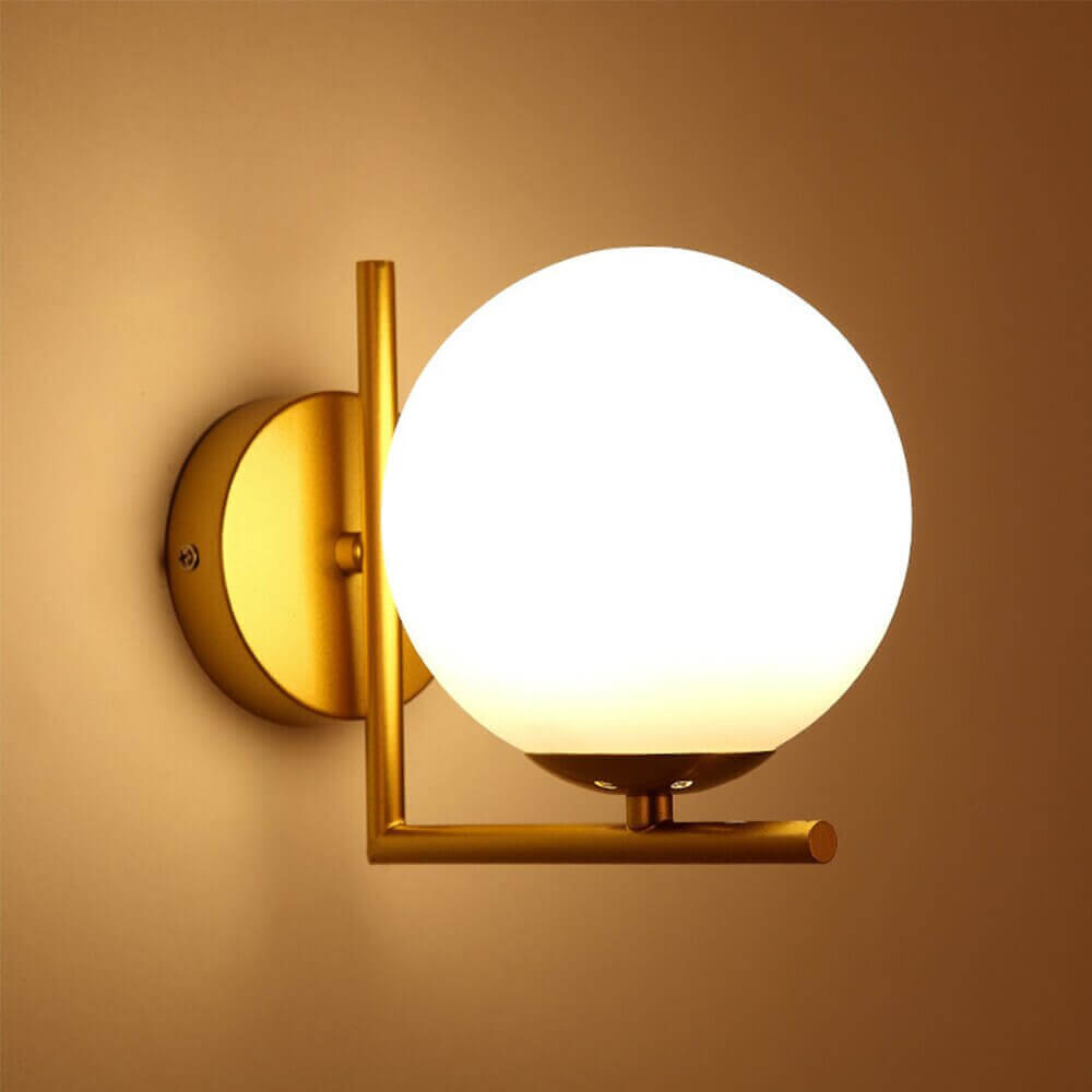 Skanto | Goldene Wandlampe