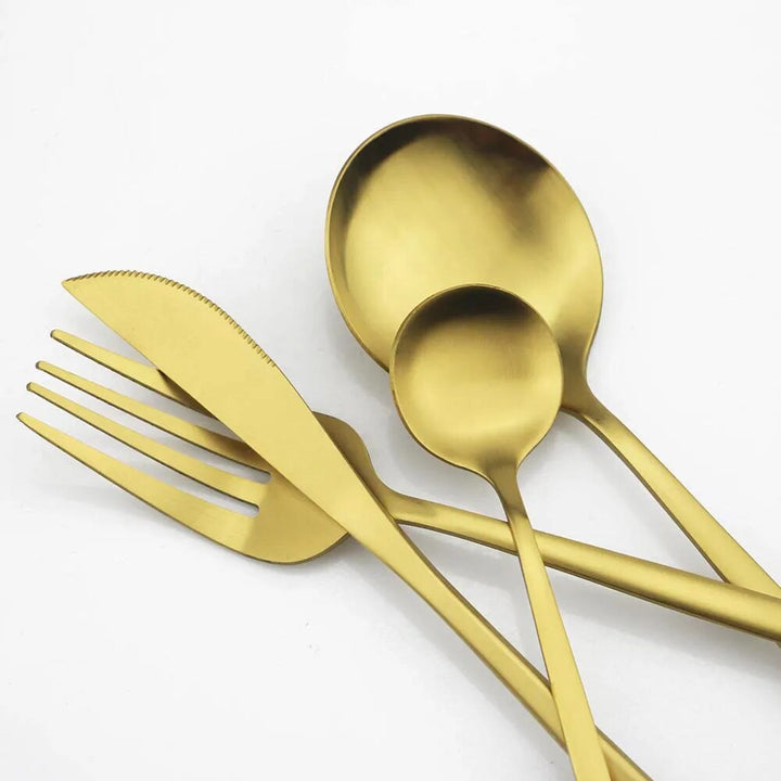 Skanto | Hochwertiges Edelstahl-Besteckset für 6 Personen – Elegante Besteckkollektion