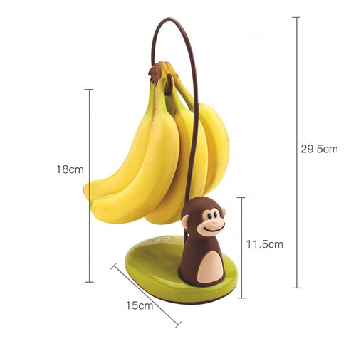 Skanto | Affenform Küchen-Bananenhalter Ständer