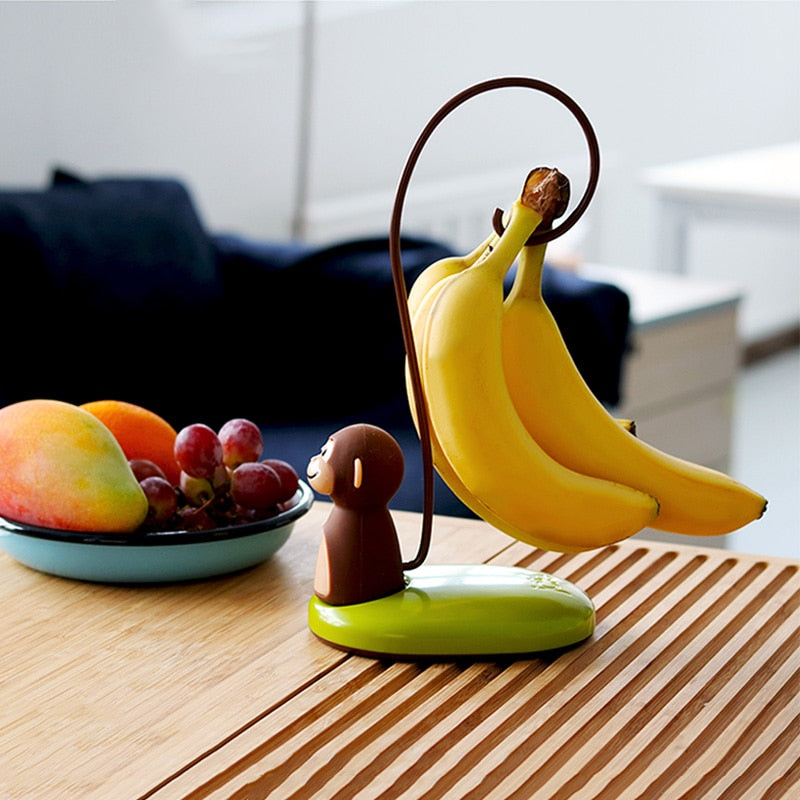 Skanto | Affenform Küchen-Bananenhalter Ständer