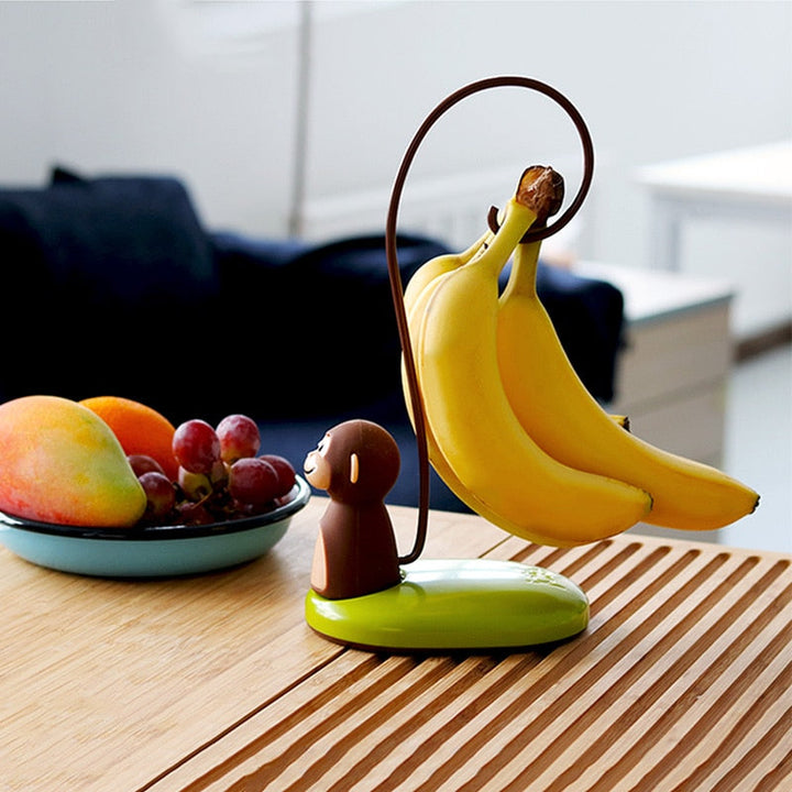 Skanto | Affenform Küchen-Bananenhalter Ständer