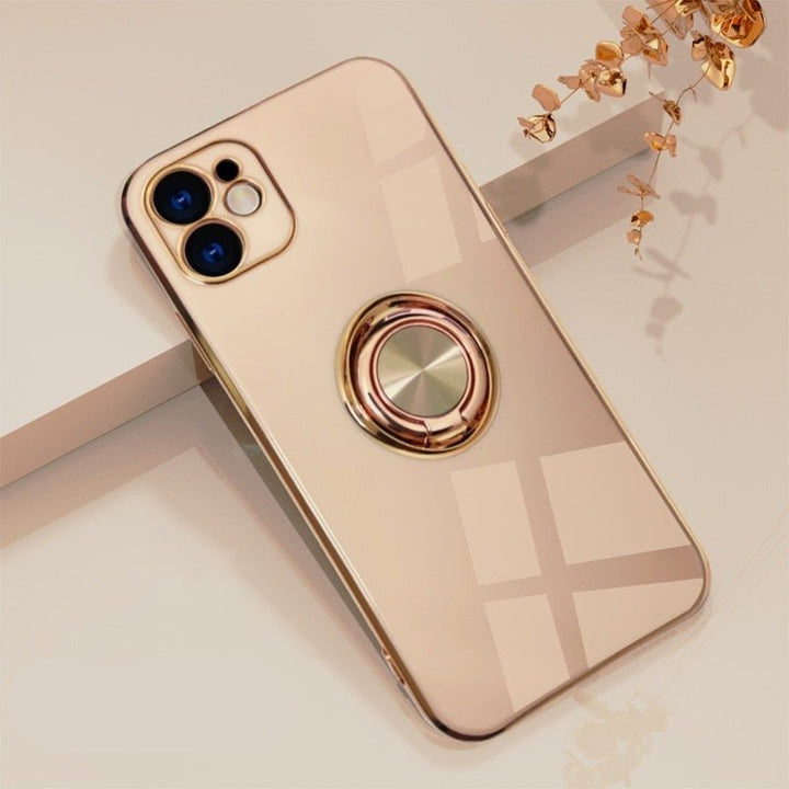 Skanto iPhone Hülle mit Metall-Standring