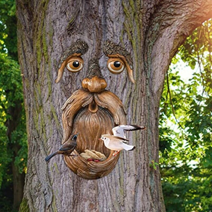 Skanto | Augen der Natur: Drei-Gesichter-Vogelfutterhaus