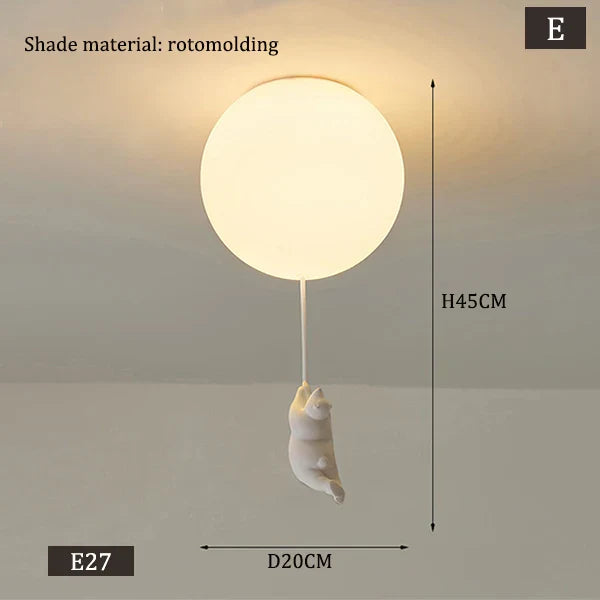 Skanto | Hängende Bärenballon-Lampe