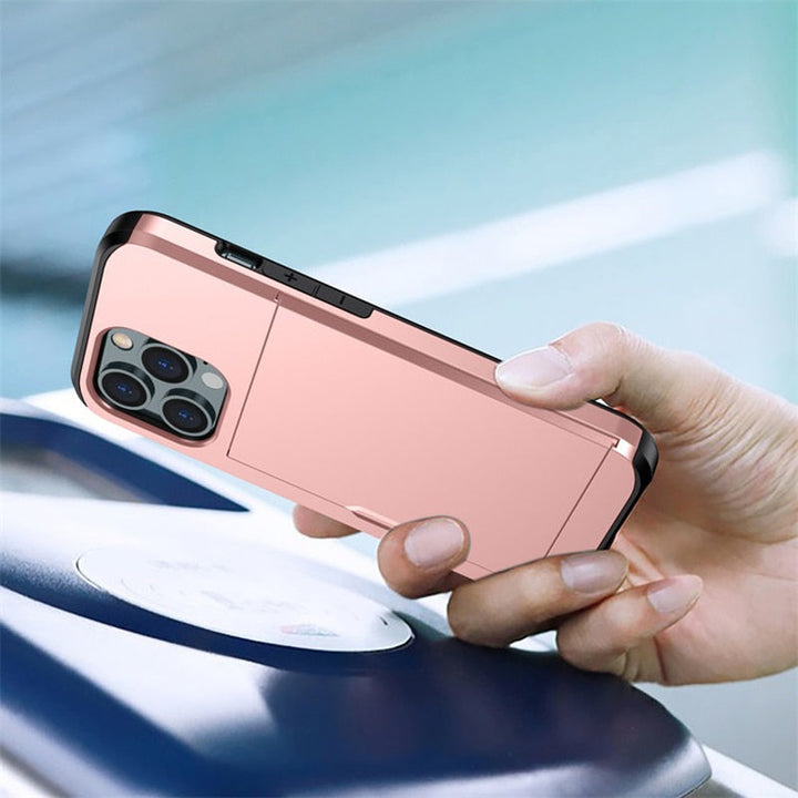 Skanto | Business Armor Slide Wallet iPhone Hülle