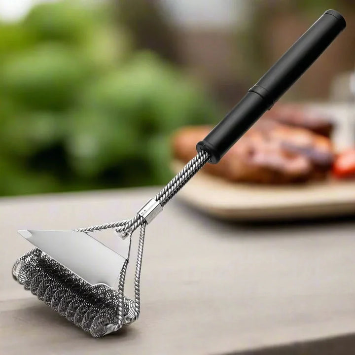 Skanto | GrillMaster Borstenfreie Bürste – Sicher und effektiv für alle Grillroste
