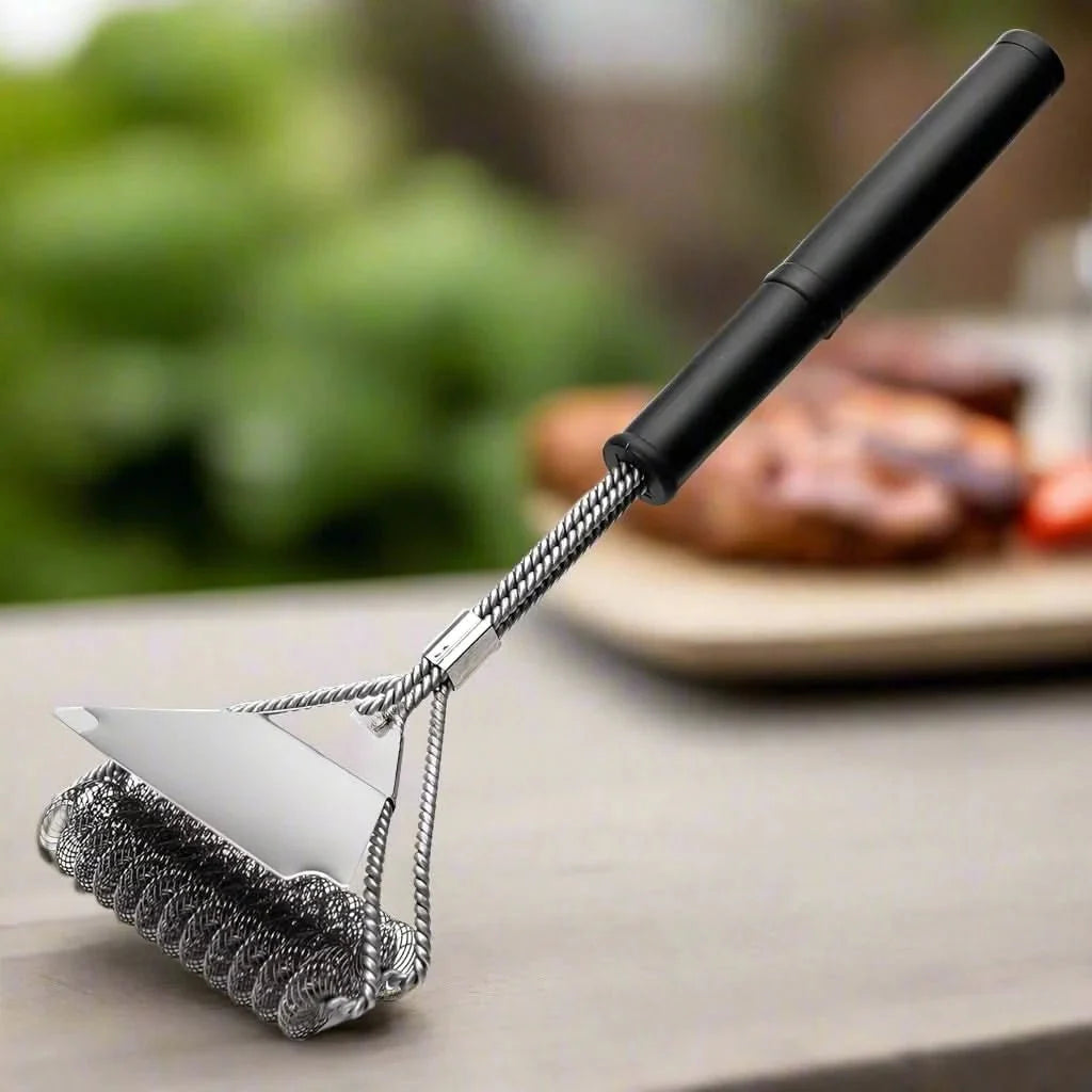 Skanto | Kostenlose BBQ-Bürste – Sicherer Edelstahl-Grillreiniger