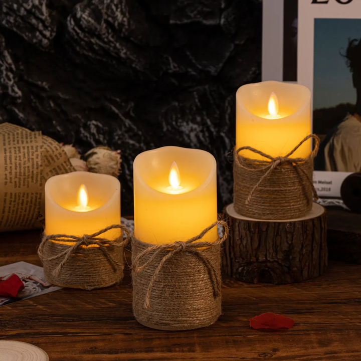 Skanto | Flammenlose Blockkerzen
