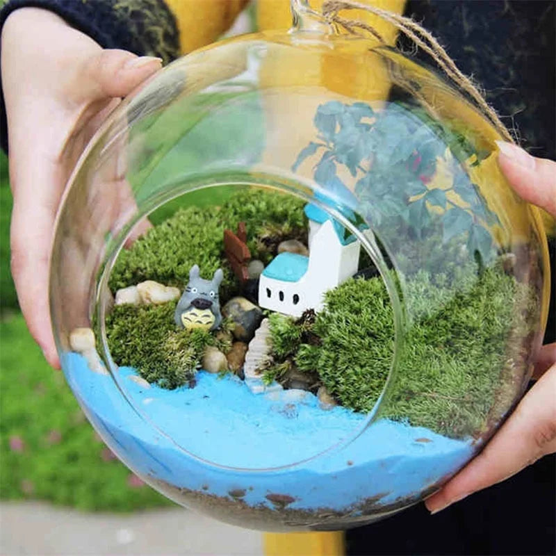Skanto Glaskugelvase Blumenpflanze Topf Kreativer Glasbehälter Home Office Dekoration Home Tischdeko Raum Glasvasen