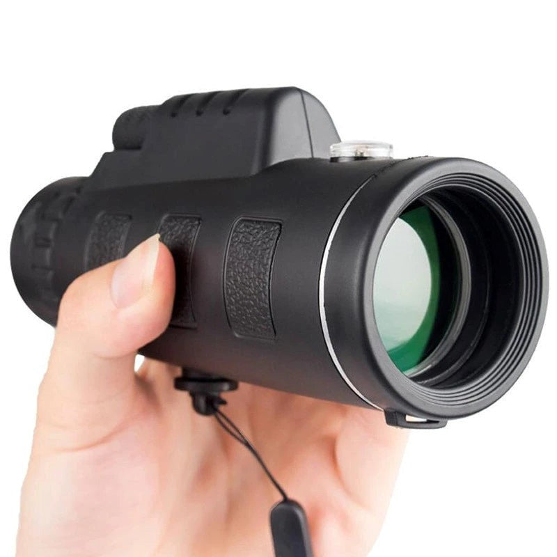 Skanto | Starscope HD Monokular – Hochleistungs-Wasserdichtes Teleskop mit Smartphone-Halterung & Stativ