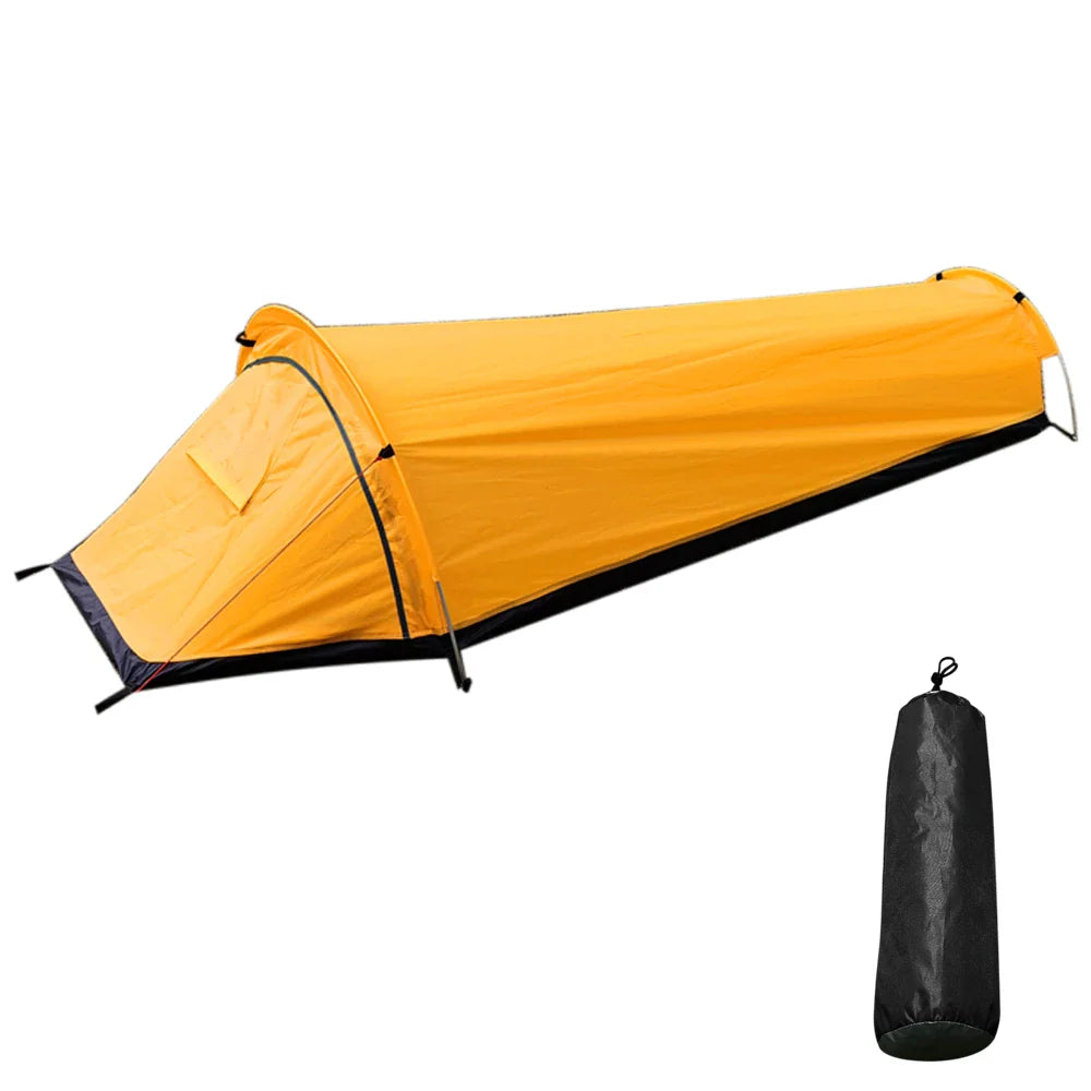 Skanto | Trekvento SoloShield Ultraleichtes Einzelzelt | Wasserdicht & Winddicht | Mit Aluminiumstangen & Aufbewahrungstasche | Für Wandern, Ausflüge & Camping