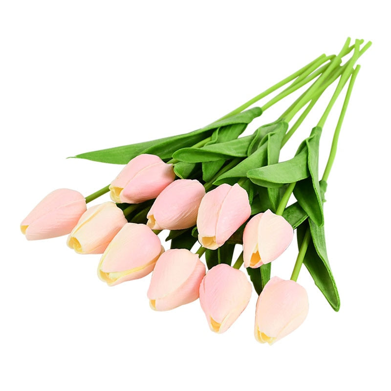 Skanto | Künstlicher Tulpenstrauß, Dekoration (10 Stück)