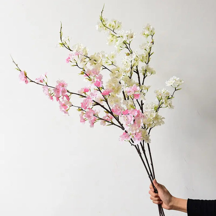 Skanto | Künstlicher Kirschblütenzweig - 109 cm Seidenblumen