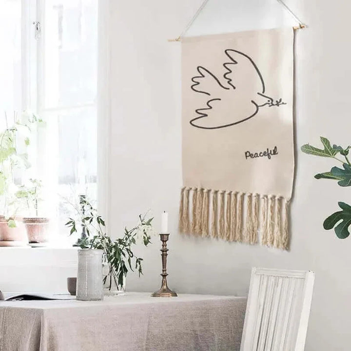 Skanto | Makramee Wandteppich aus Baumwolle