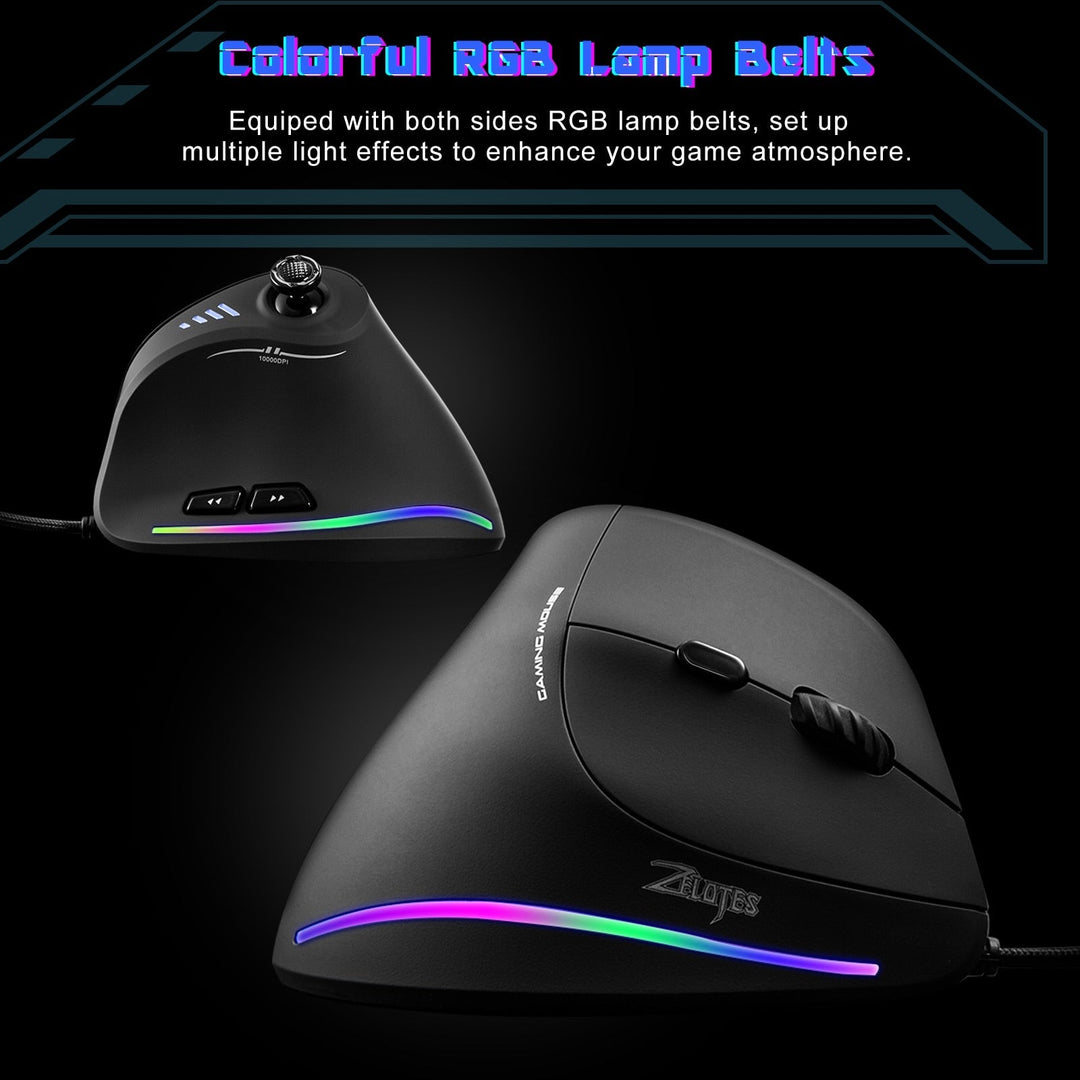 Skanto | Programmierbare ergonomische RGB Game Master Maus