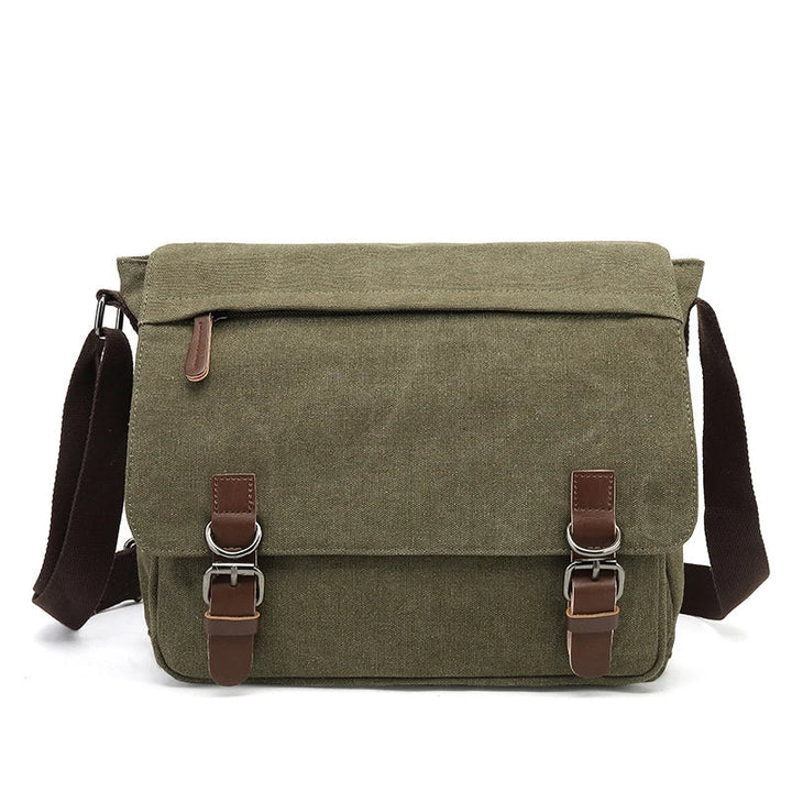 Skanto | Carlos – Robuste Herren-Tasche für den täglichen Gebrauch | Strapazierfähige Canvas-Umhängetasche