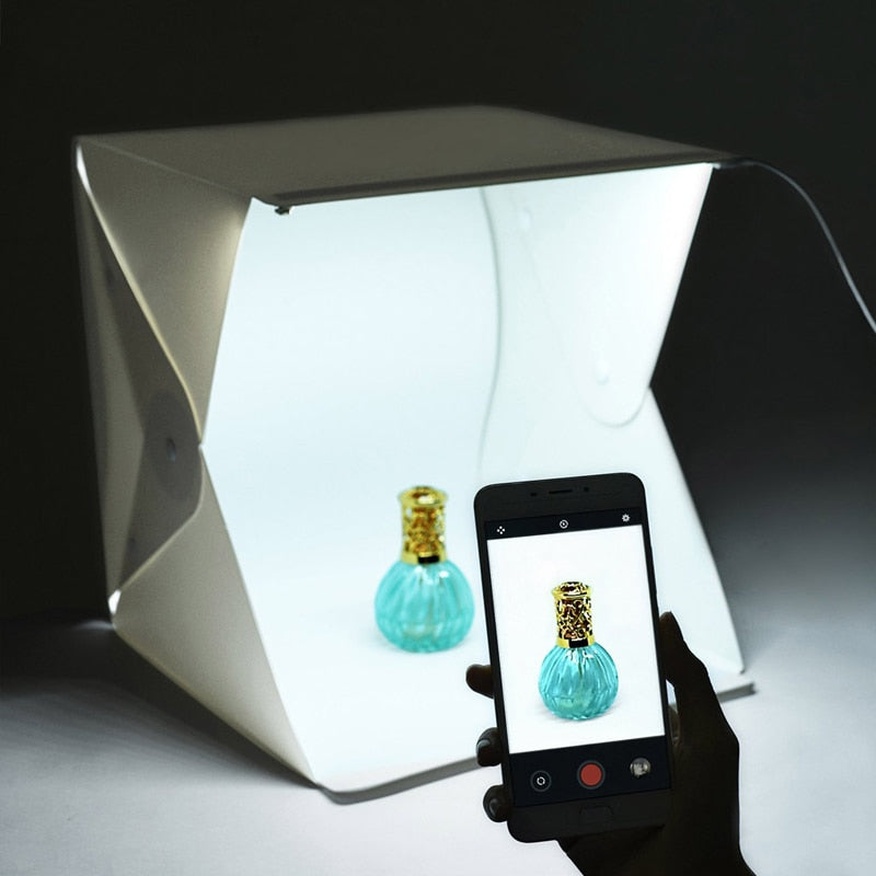 Fotostudio-Lichtbox (+ GRATIS Stativ)
