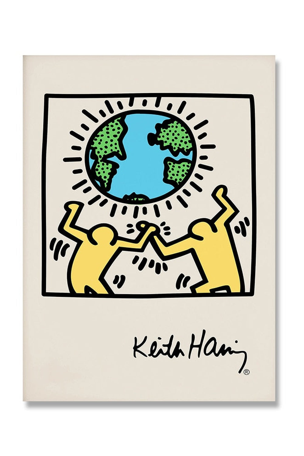 Skanto | Keith Haring inspirierte Leinwandkunst