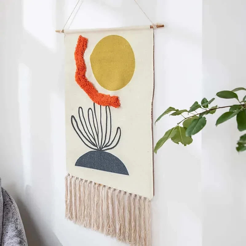 Skanto | Makramee Wandteppich aus Baumwolle