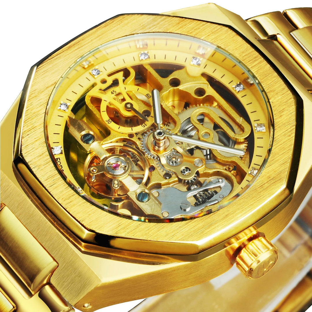 Skanto | Royale Skelett Mechanische Herrenuhr