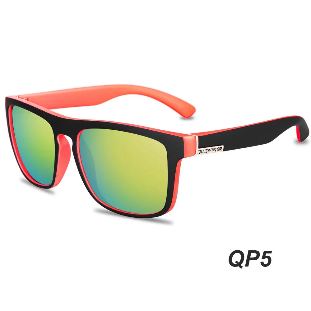 Skanto | QUISVIKER Polarisierte Sportsonnenbrille für Herren und Damen – Ideal zum Angeln, Camping, Wandern und Autofahren – UV-Schutzbrille
