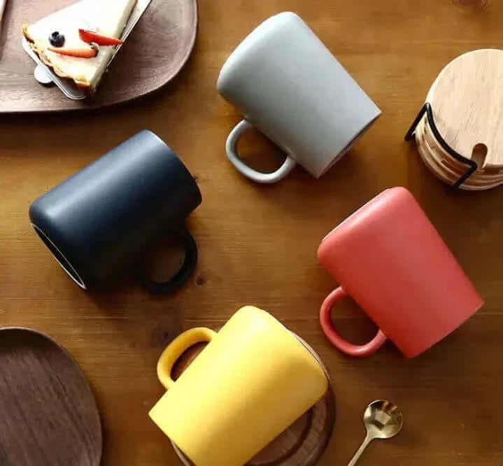 Skanto | Extra große Steingut-Kaffeetasse