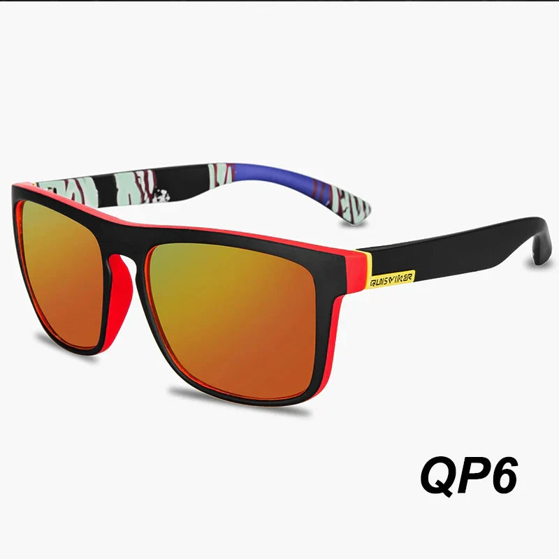 Skanto | QUISVIKER Polarisierte Sportsonnenbrille für Herren und Damen – Ideal zum Angeln, Camping, Wandern und Autofahren – UV-Schutzbrille