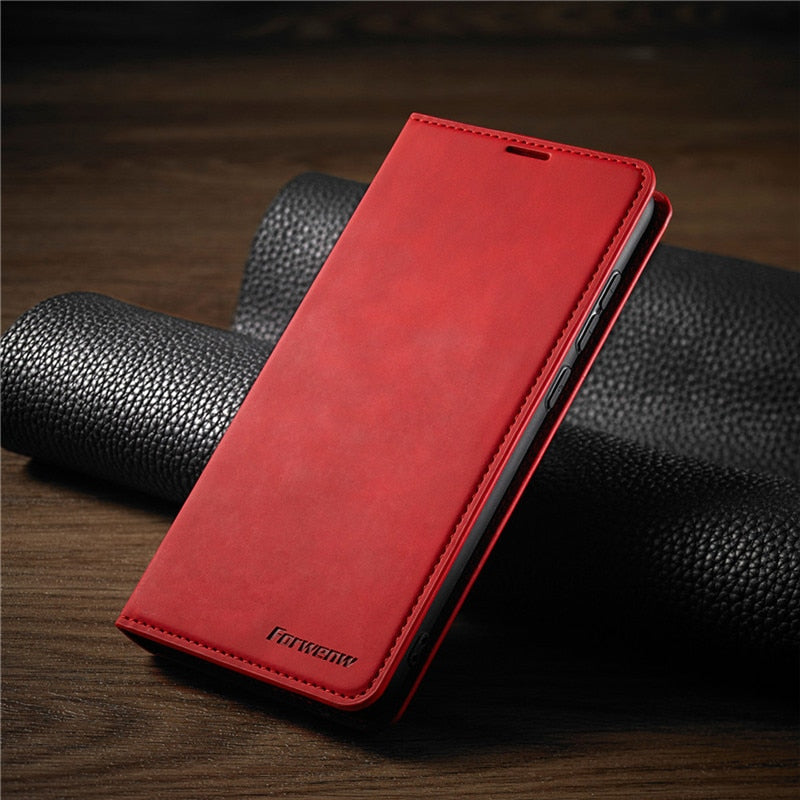 Skanto | Huawei Hülle: Magnetische Lederhülle für stilvollen Schutz