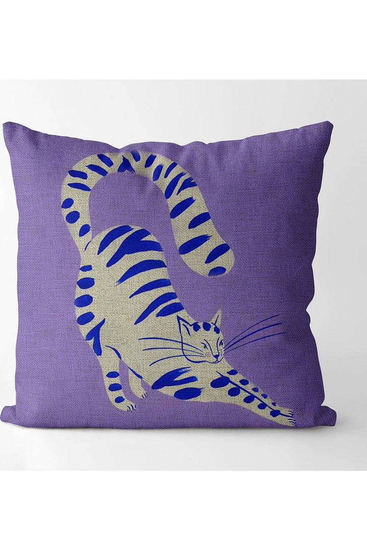 Luxuriöser Kissenbezug mit Tigerprint