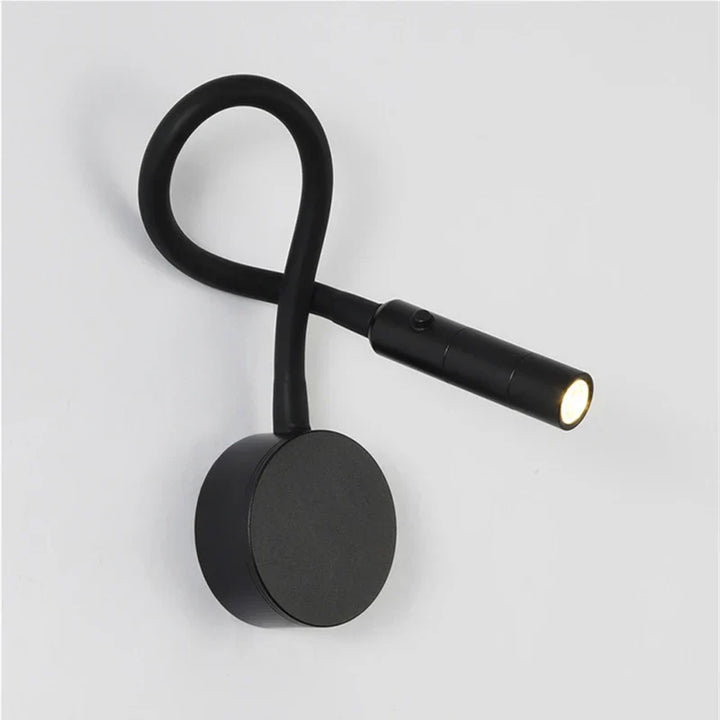 Skanto | Moderne flexible LED-Leselampe mit Schalter für Schlafzimmer und Arbeitszimmer – 1W/3W