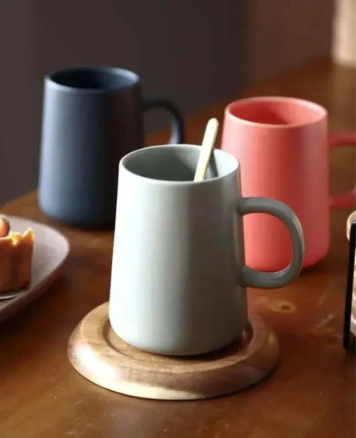 Skanto | Extra große Steingut-Kaffeetasse