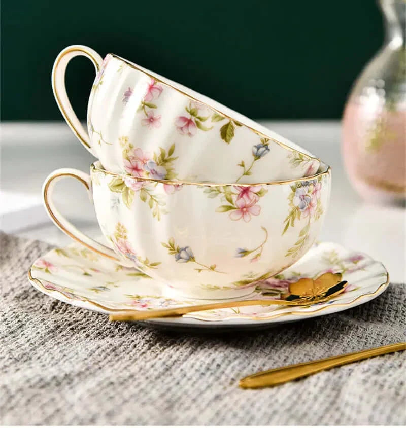 Skanto | Elegante Bone China Porzellan Kaffeetasse – Luxuriöses und einzigartiges Design