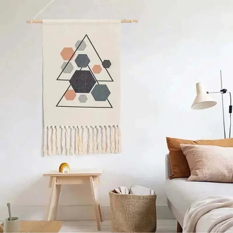 Skanto | Makramee Wandteppich aus Baumwolle