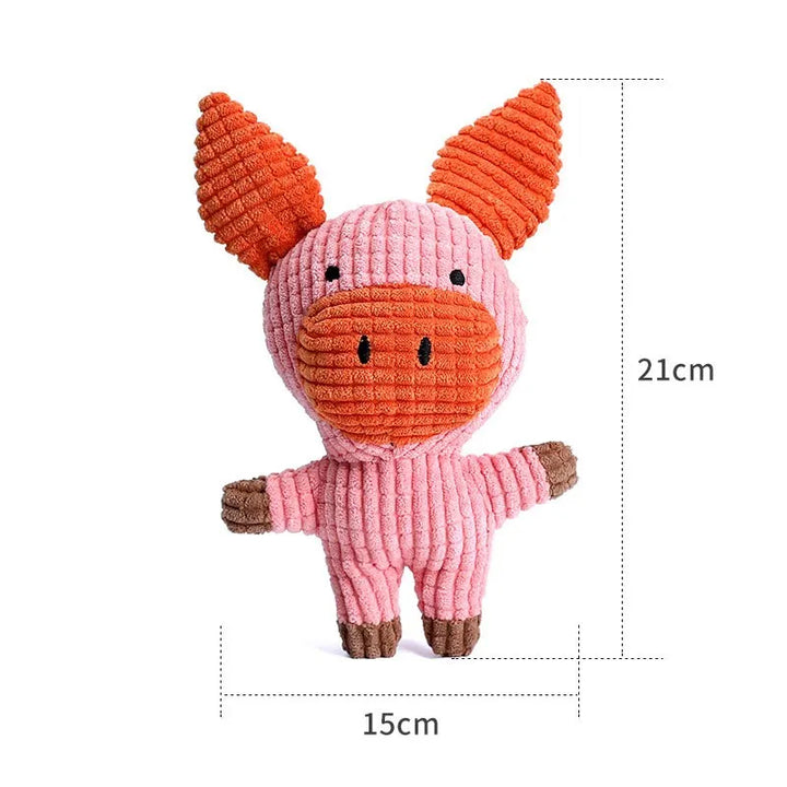 Robustes Hundespielzeug aus Plüsch | Bissfestes und langlebiges Design | Mehrere Modelle
