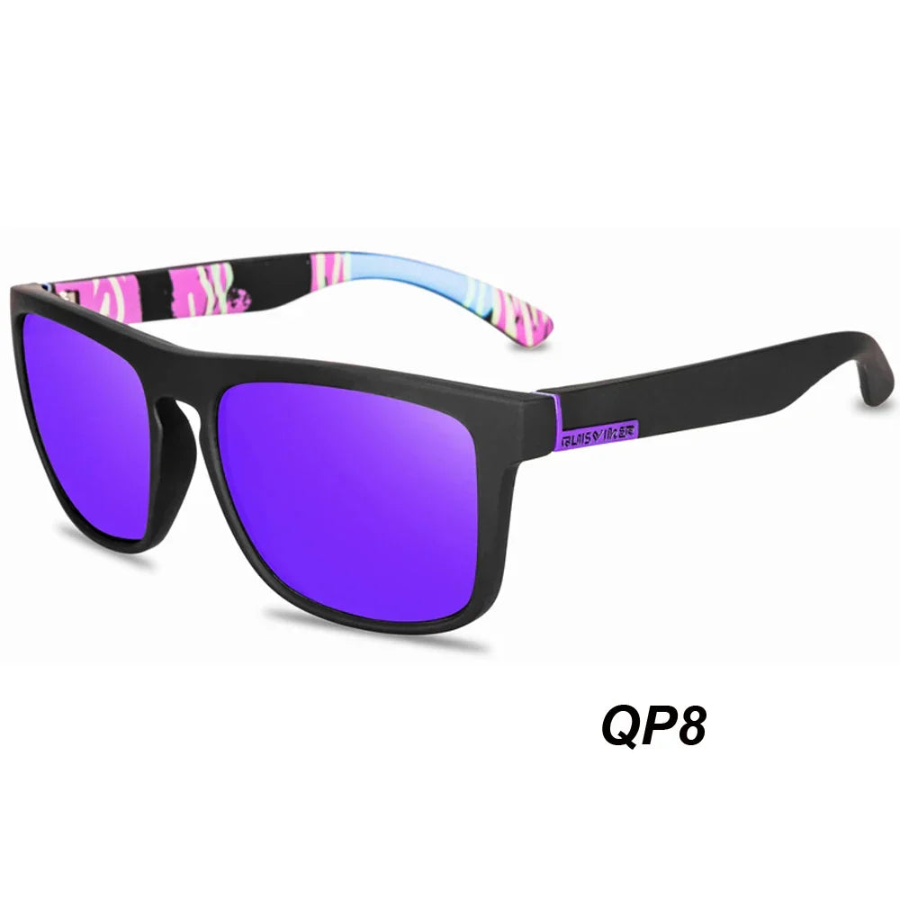 Skanto | QUISVIKER Polarisierte Sportsonnenbrille für Herren und Damen – Ideal zum Angeln, Camping, Wandern und Autofahren – UV-Schutzbrille