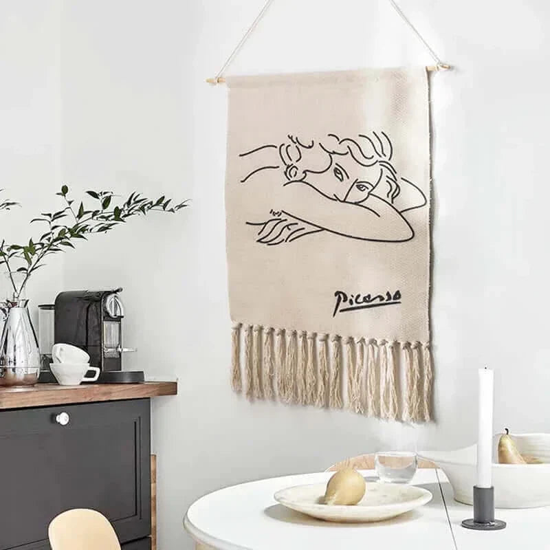 Skanto | Makramee Wandteppich aus Baumwolle