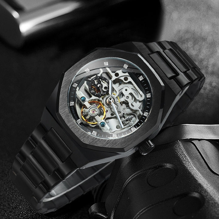 Skanto | Royale Skelett Mechanische Herrenuhr