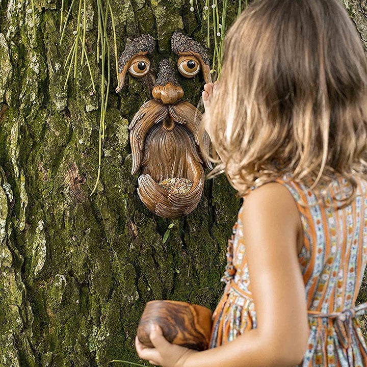 Skanto | Augen der Natur: Drei-Gesichter-Vogelfutterhaus