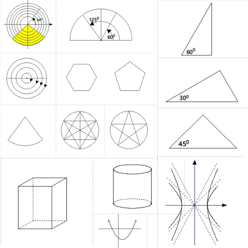 Skanto | Geometrisches Kunstdesign Architektenlineal