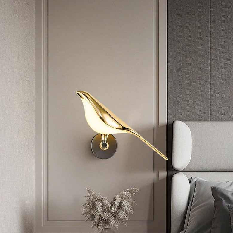 Skanto | BirdGlow – Bezaubernde Vogel-Wandleuchte für sanftes, fesselndes Licht