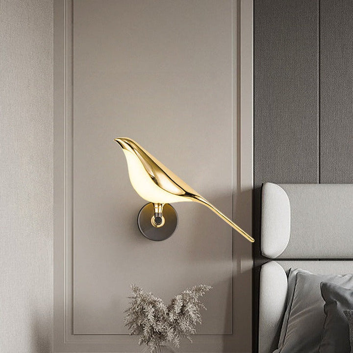 Skanto | BirdGlow – Bezaubernde Vogel-Wandleuchte für sanftes, fesselndes Licht