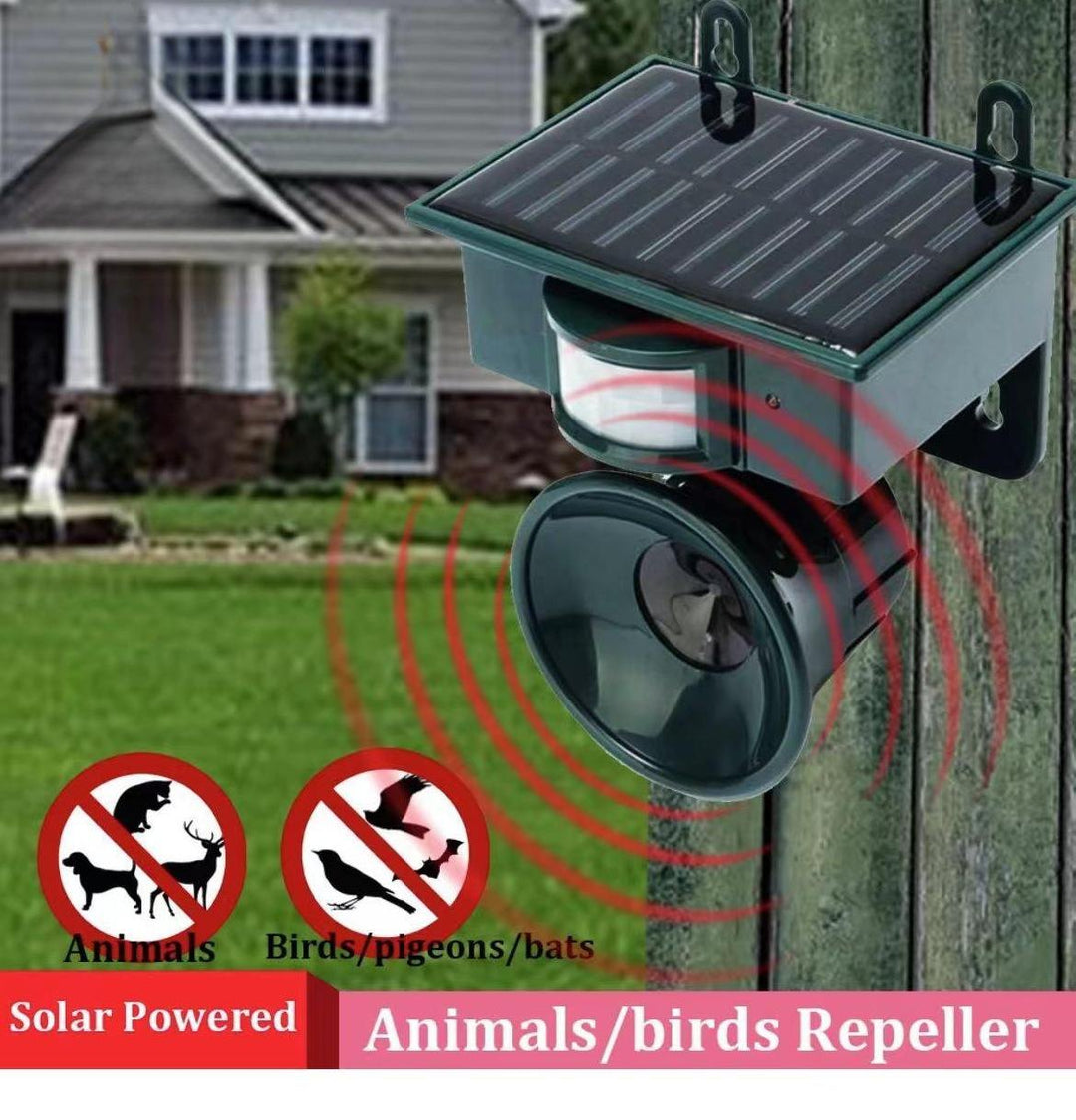 Skanto | TerraGuard – Wetterfester Solar-Vogelschreck mit PIR-Bewegungssensor und natürlicher Klangabschreckung
