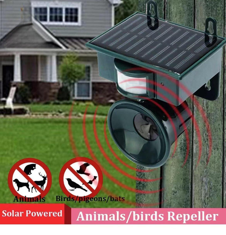 Skanto | TerraGuard – Wetterfester Solar-Vogelschreck mit PIR-Bewegungssensor und natürlicher Klangabschreckung