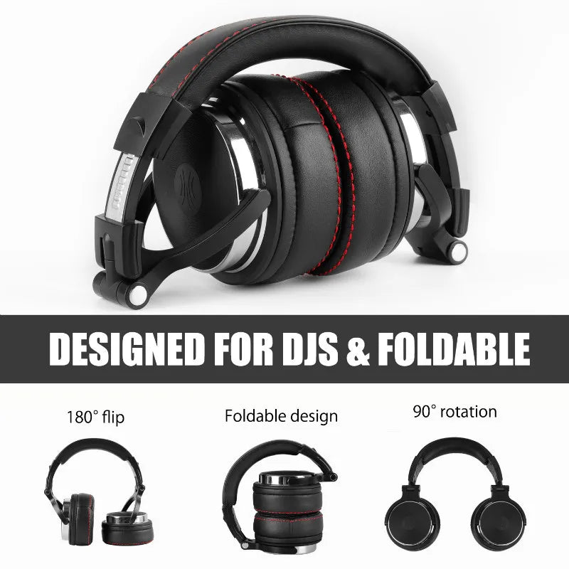 Oneodio Wired Studio Pro 50 & Pro 30 DJ Kopfhörer mit Mikrofon – TWS Noise Cancelling HiFi Stereo Dynamisches Headset