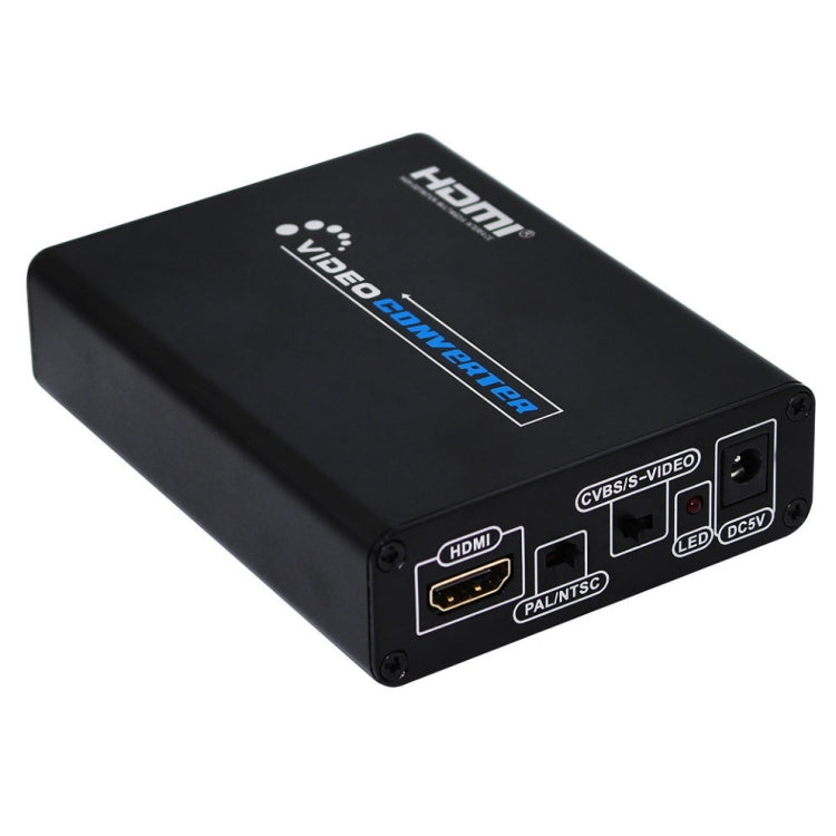 Skanto Skanto | HDMI zu Composite / AV S-Video Konverter RCA CVBS/L/R Video Konverter Adapter, EU Stecker