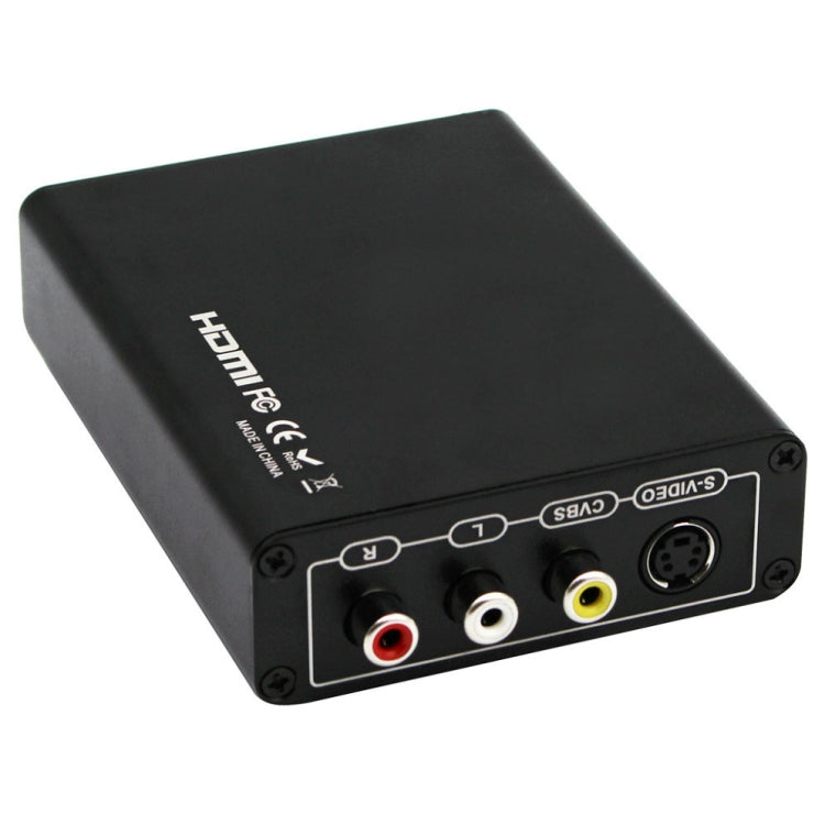 Skanto Skanto | HDMI zu Composite / AV S-Video Konverter RCA CVBS/L/R Video Konverter Adapter, EU Stecker