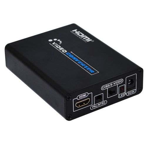 Skanto Skanto | HDMI zu Composite / AV S-Video Konverter RCA CVBS/L/R Video Konverter Adapter, EU Stecker