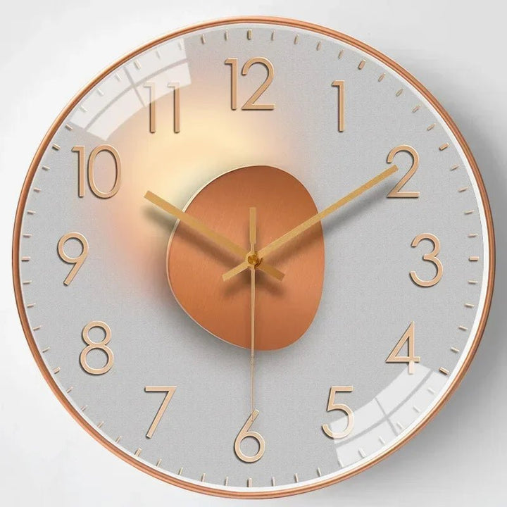 Skanto | Geräuschlose Wanduhr mit minimalistischem Zifferblatt und eleganter Oberfläche
